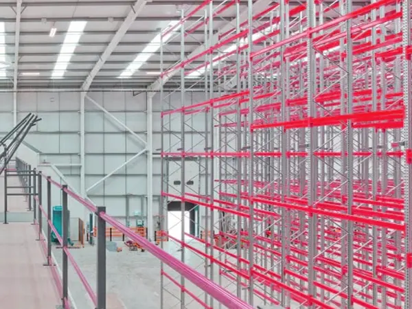 mezzanine floor warehouse system